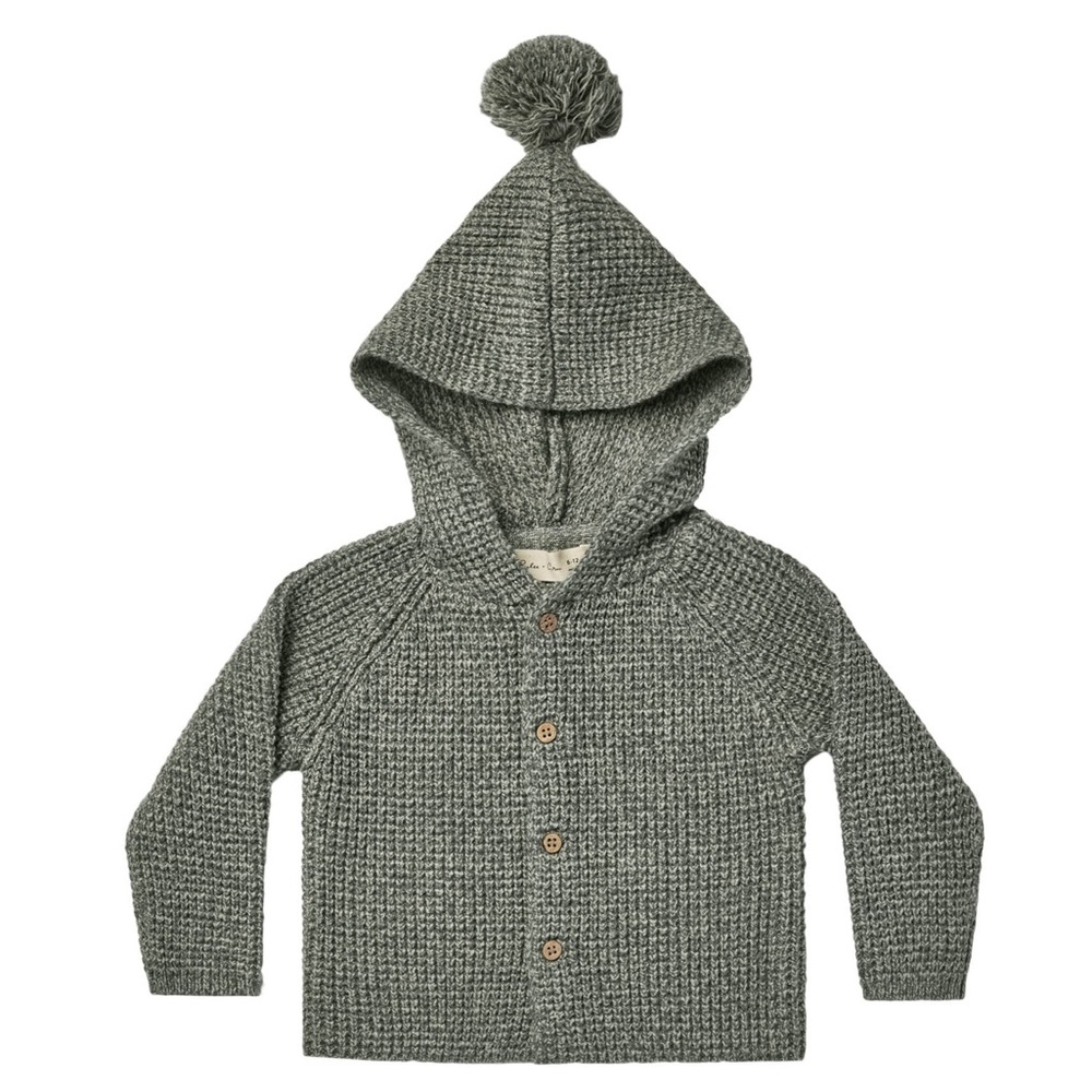 Rylee + Cru Tassel Cardigan Sweater in Marine 6-12 Mo NWT